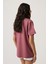 Bordo Düz Kesim Tişört Regular T-Shirt 3