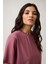 Bordo Düz Kesim Tişört Regular T-Shirt 4