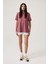 Bordo Düz Kesim Tişört Regular T-Shirt 5
