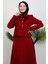 Yakası Kurdelalı Takım Bordo 5