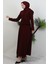 Belden Fırfırlı Takım Bordo 2
