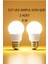 9 Watt Tasarrfuflu LED Ampul E27 Gün Işığı 1