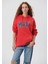 Mavi Logo Baskılı Kapüşonlu Kırmızı Sweatshirt 1600361-82054 13