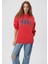 Mavi Logo Baskılı Kapüşonlu Kırmızı Sweatshirt 1600361-82054 14