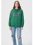 Mavi Logo Baskılı Kapüşonlu Yeşil Sweatshirt 1600361-71892 13