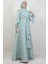 Sümbül Tesettür Elbise Açık Mint 3