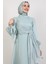 Sümbül Tesettür Elbise Açık Mint 5