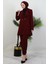 Blazer Ceket Takım Bordo 2