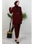Blazer Ceket Takım Bordo 3