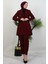 Blazer Ceket Takım Bordo 4
