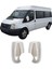 Ford Transit Uyumlu 2003-2013 Krom Ayna Kapağı 2 Parça Paslanmaz Çelik 2