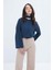 Bej-Likralı Geniş Paça Gabardin Pantolon 5