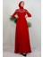 Nisan Taşlı Elbise Kırmızı 1