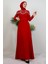 Nisan Taşlı Elbise Kırmızı 2
