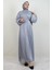 Lidya Tesettür Elbise Gri 1