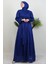 Matem Tesettür Elbise Gece Mavi 3