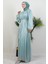 Matem Tesettür Elbise Mint 3