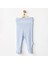 Jacquard Patikli Bebek Pantolon Blue 1
