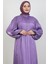 Lidya Tesettür Elbise Lila 5