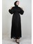 Lidya Tesettür Elbise Siyah 2