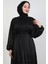 Lidya Tesettür Elbise Siyah 5