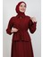 Fermuarlı Etekli Takım Bordo 5