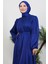 Matem Tesettür Elbise Gece Mavi 5