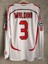 Milan'ın 2006-07 #3 Maldini Jersey Uzun Kollu Beyaz Futbol Forması 1