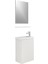 Minimalist 50 cm Beyaz Banyo Dolabı Takımı 610100201205 1