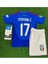 Ciro Immobile 17 Yeni Sezon Italya Euro 2024 Mavi Tasarımlı Çocuk Forması 1