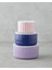 Oliver New Bone China 3'lü Saklama Kabı 300 ML-600 ML-800 ml Lila-Lacivert-Krem 1