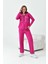 Bayan Çizgili Ikili Takım Fuşya 1