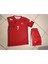 Türkiye Kerem Aktürkoğlu Kırmızı 2 Li Çocuk Futbol Forma. Şort+Forma 2