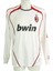 Milan'ın 2006-07 #8 Gattuso Jersey Uzun Kollu Beyaz Futbol Forması 4