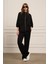 Kadın Pantolonlu Takım Siyah 5