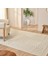 Iskandinav Rune White 100X300 cm Salon Mutfak Halısı Yolluk 1