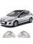 Peugeot 308 Uyumlu 2007-2013 Krom Ayna Kapağı 2 Parça Paslanmaz Çelik 2