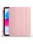 iPad 11.nesil 2025 Kılıf Hzrv Tri Folding Kalem Bölmeli Standlı Kılıf - Rose Gold 1