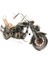 Koleksiyon Eskitme Metal Motosiklet 36CM 1