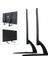 Ayarlanabilir Metal Tv Ayağı Standı 32"-75" Uyumlu 30KG Taşıma Vesa 100X100-200X400 Yükseklik Ayarlı 4