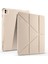 iPad Air 13 2025 M3 Kılıf Hzrv Tri Folding Kalem Bölmeli Standlı Kılıf - Gold 1