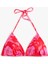 Boyundan Bağlamalı Çiçekli Üçgen Bikini Üstü 1