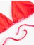 Boyundan Bağlamalı Çiçekli Üçgen Bikini Üstü 3