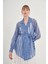 Kadın Organze Kap Indigo 1