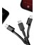 C89 Nyloflex 3in1 1.5m 3A USB To Type-C Lightning Micro Hızlı Şarj Kablosu 4