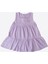 Organik Limo Çocuk Elbise Lila 1