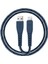 iPad iPhone C89 Nyloflex 1.5m 3A USB To Lightning Hızlı Şarj Kablosu 1