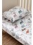Collection Organik Bebek Lastikli Çarşaf (55X95+15) Dinazor 5