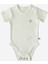 Organik New Basic Kısa Kol Body Çocuk Boy Ekru 1