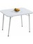 60X80 Katlanır Masa ve 2 Kırmızı Katlanır Kamp Sandalyesi Set 2